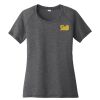Ladies PosiCharge ® Tri Blend Wicking Scoop Neck Raglan Tee Thumbnail